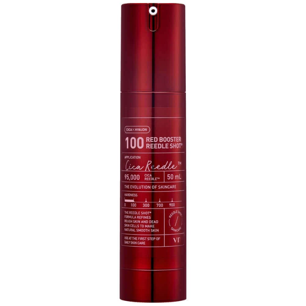 VT Cosmetics Red Booster Reedle Shot 100 | Mikro İğne Teknolojili Antioksidan Booster Serum 50 ml