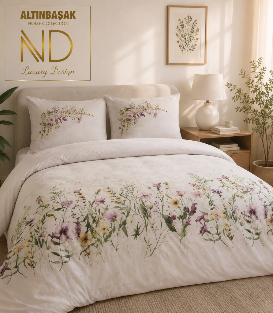 Altınbaşak Creaforce Çift Kişilik Nevresim Takımı Garden Arcane