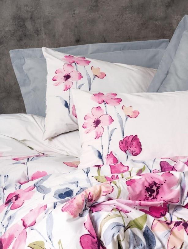 Cotton Box Tek Kişilik Ranforce Nevresim Takımı Carla Gri