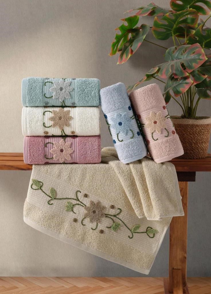 Hobby Emily Style 1 6lı Havlu 50x90 Asorti