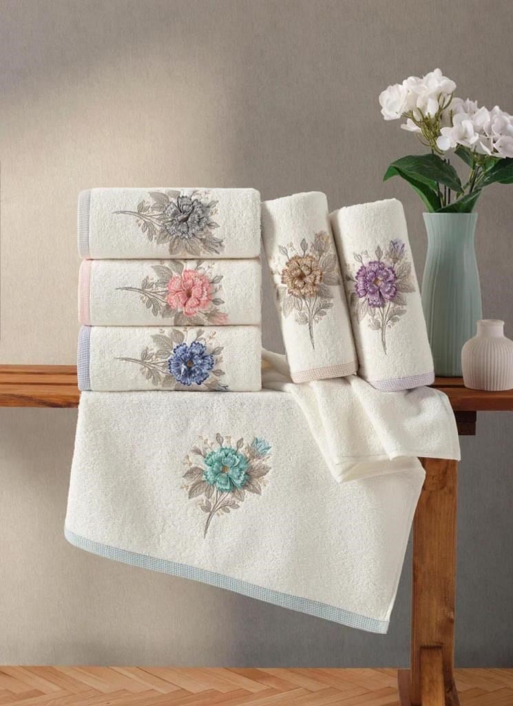 Hobby Ophelia Style 1  6lı Havlu 50x90 Asorti