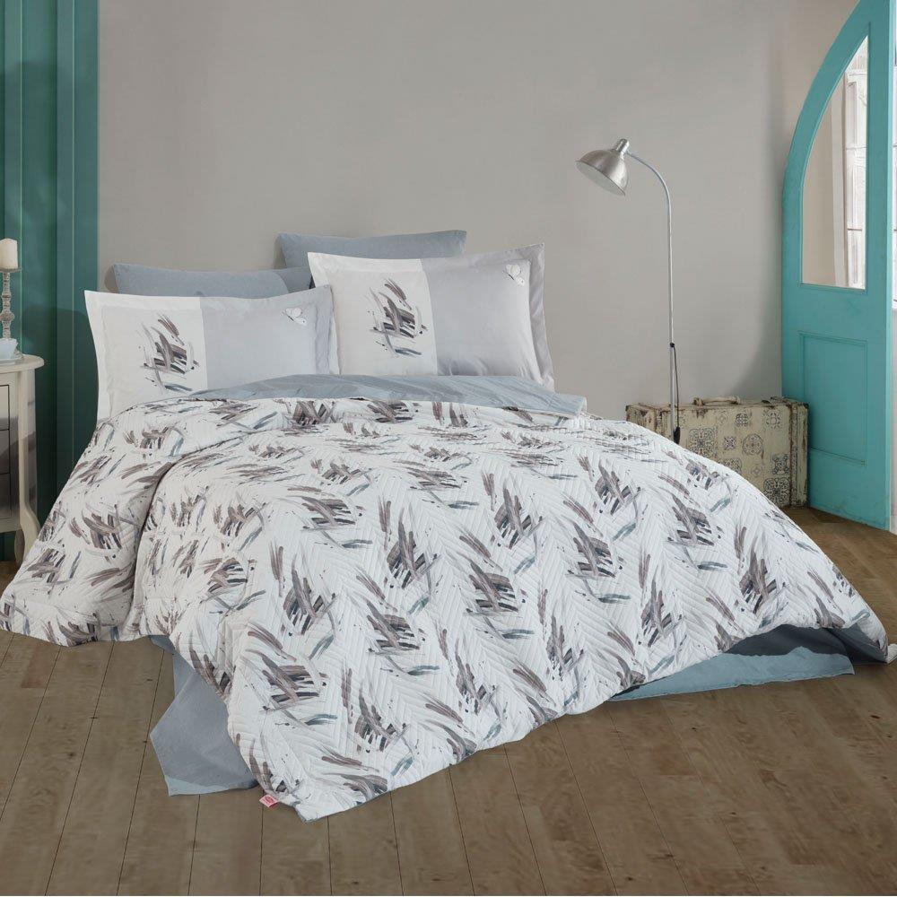 Hobby Tek Kişilik Poplin Nevresim Takımı Estate Taş