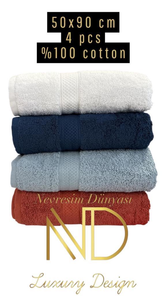 Nevresim Dünyası 50x100 4'lü Havlu Prime 2
