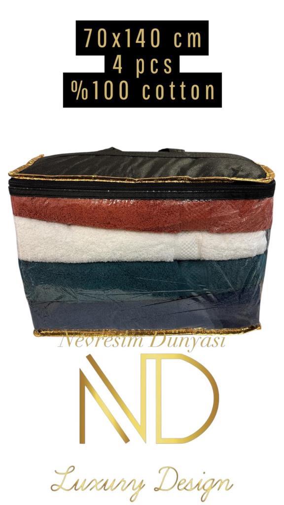 Nevresim Dünyası 70x140 4'lü Havlu Prime 1