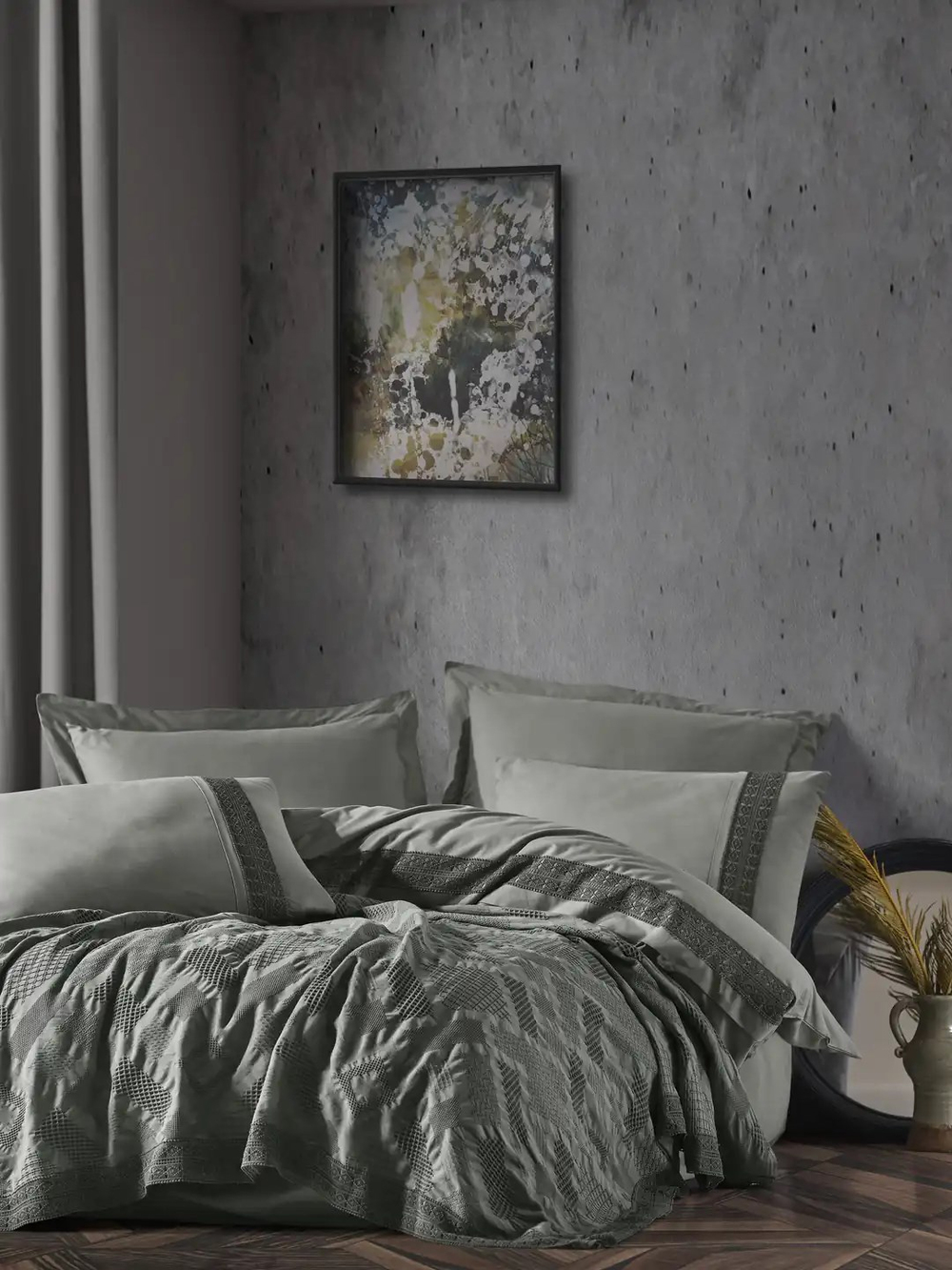 Şaheser Home Collection Çeyiz Seti Freya Antrasit