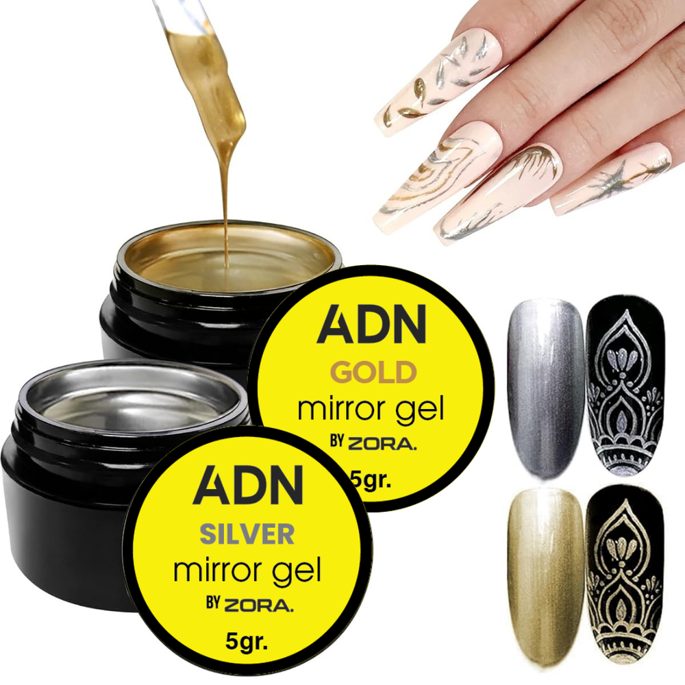 Adn Ayna Efekt Metalik Jel (Gold)