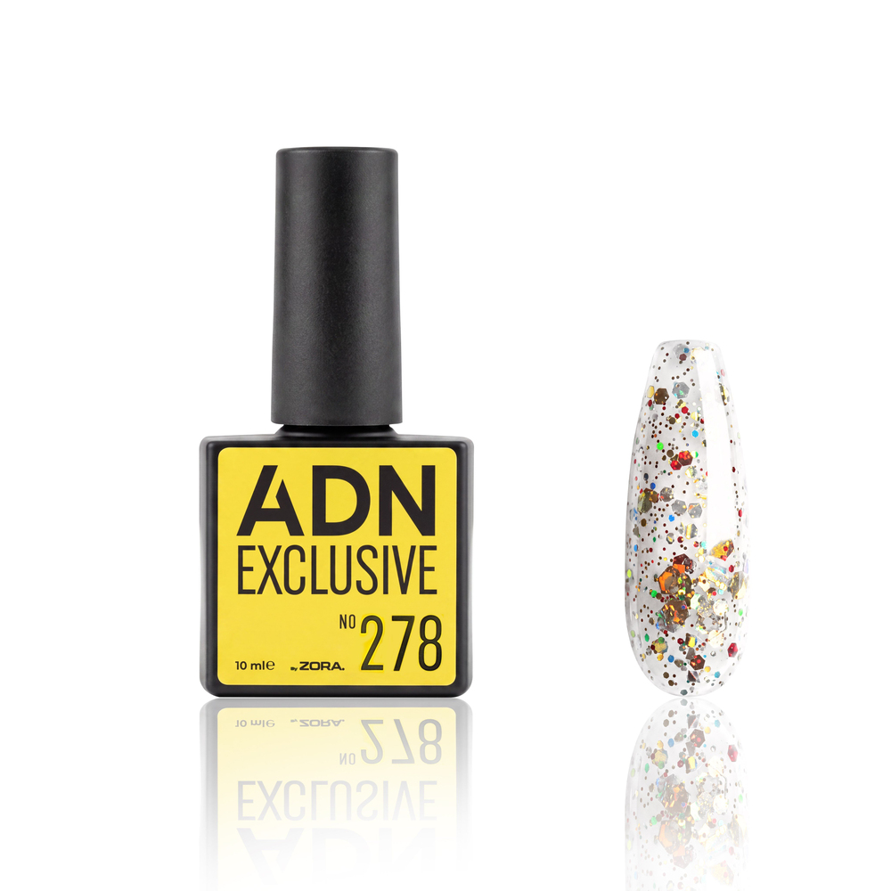 Adn Kalıcı Oje Exclusıve Seri NO:278 (GLITTER)
