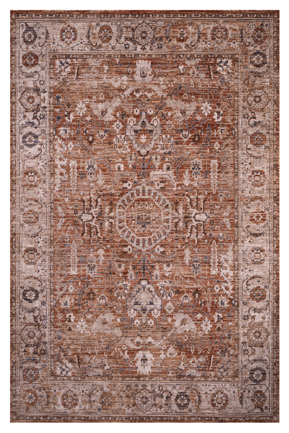 Tüm Ürünler,Excellence,Modern Kaymaz Halı Modelleri | Yumuşak Dokulu Dekoratif Halı,Y0736A-K.TURUNCU-BEJ