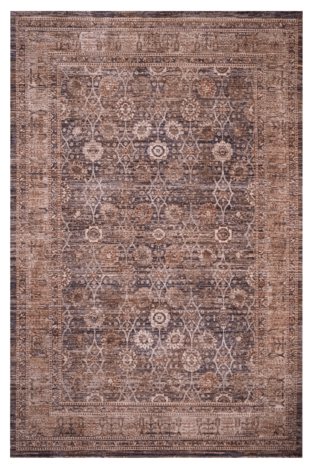 Tüm Ürünler,STELLA,Modern Kaymaz Halı Modelleri | Yumuşak Dokulu Dekoratif Halı,Y0745 MAVİ KREM