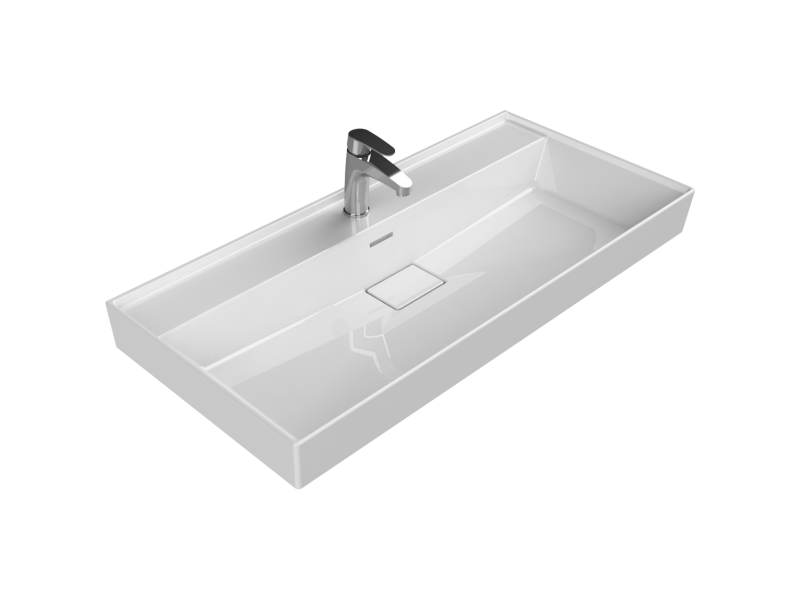 Etajerli Lavabo, Sharp, 100x48 cm