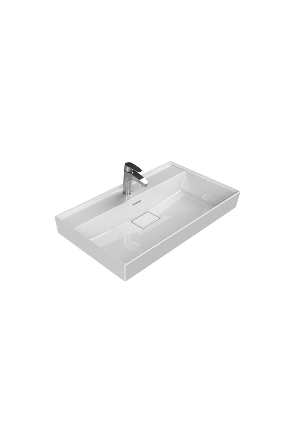Etajerli Lavabo, Sharp, 80x48 cm