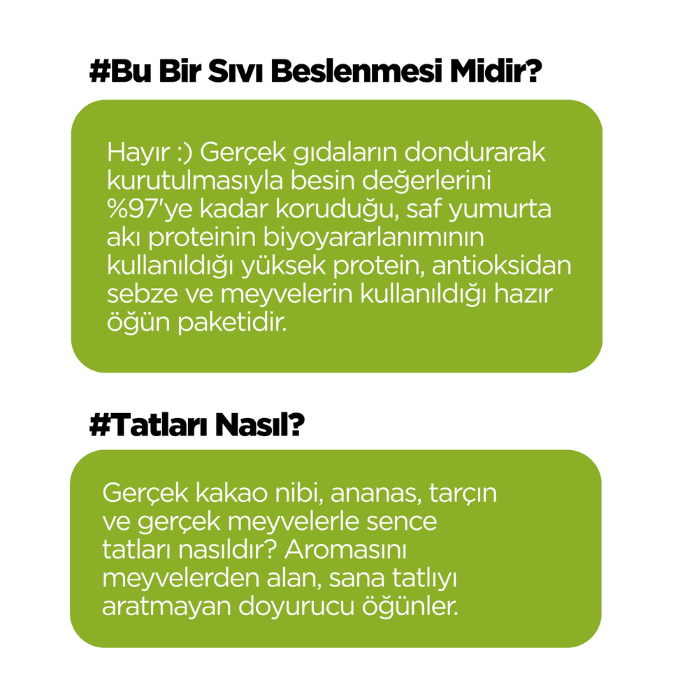 2 Haftalık Planlı Öğün Paketi (2 Ana + 1 Ara Öğün İçerir)