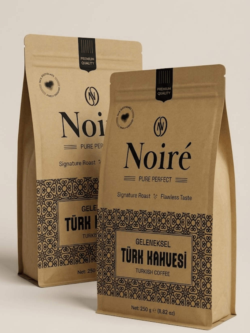 

2'li Set Noire Geleneksel Türk Kahvesi 250g %100 Arabica – Asırlık Lezzet