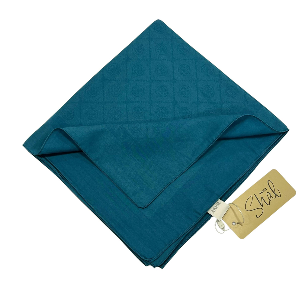 Aker Cotton Eşarp - Petrol Mavi 925