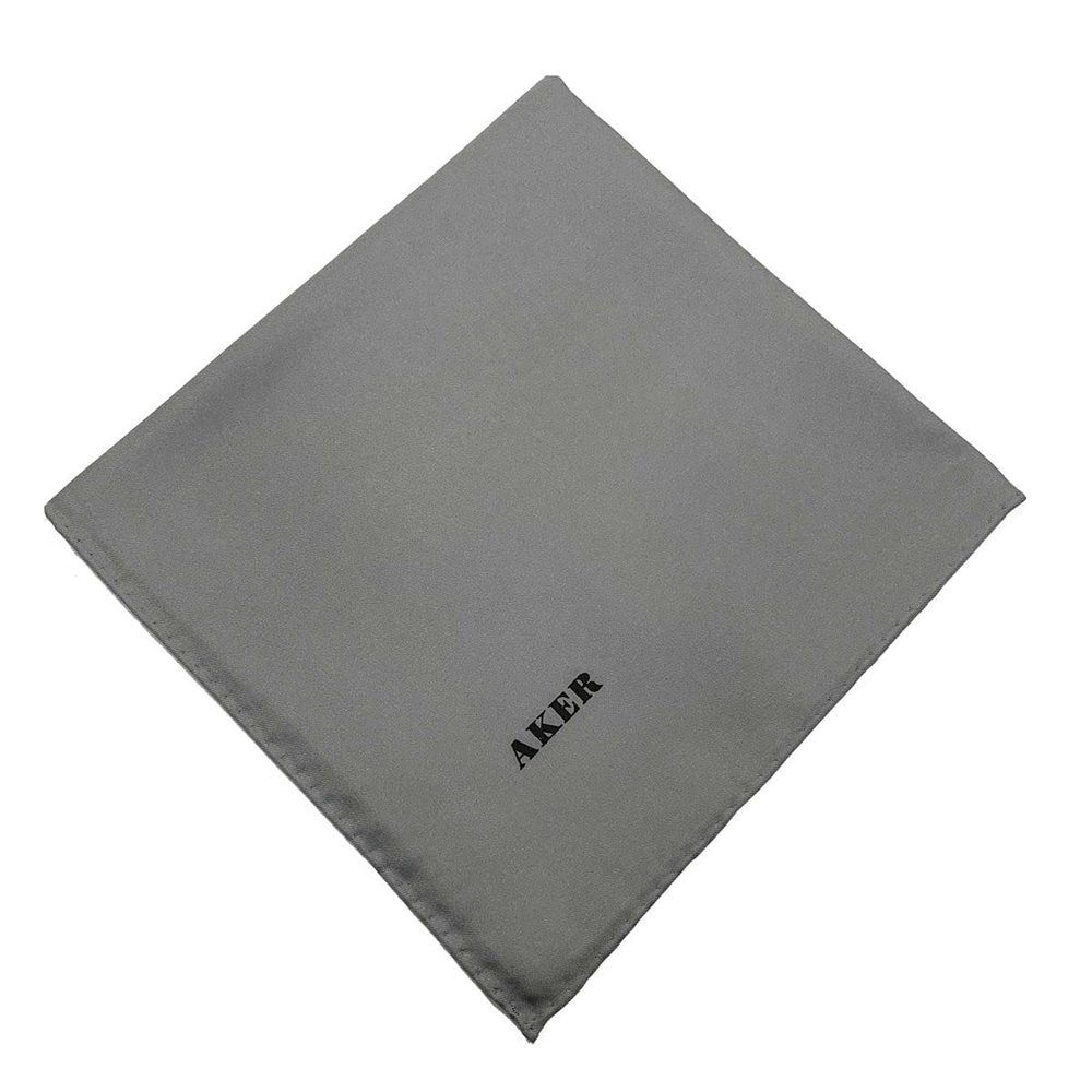 Aker Düz İpek Eşarp Twill - Füme 972
