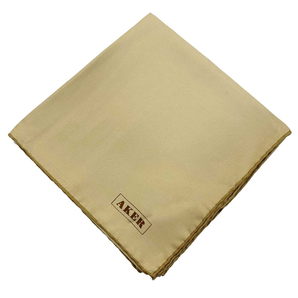 Aker Düz İpek Eşarp Twill - Gold 931