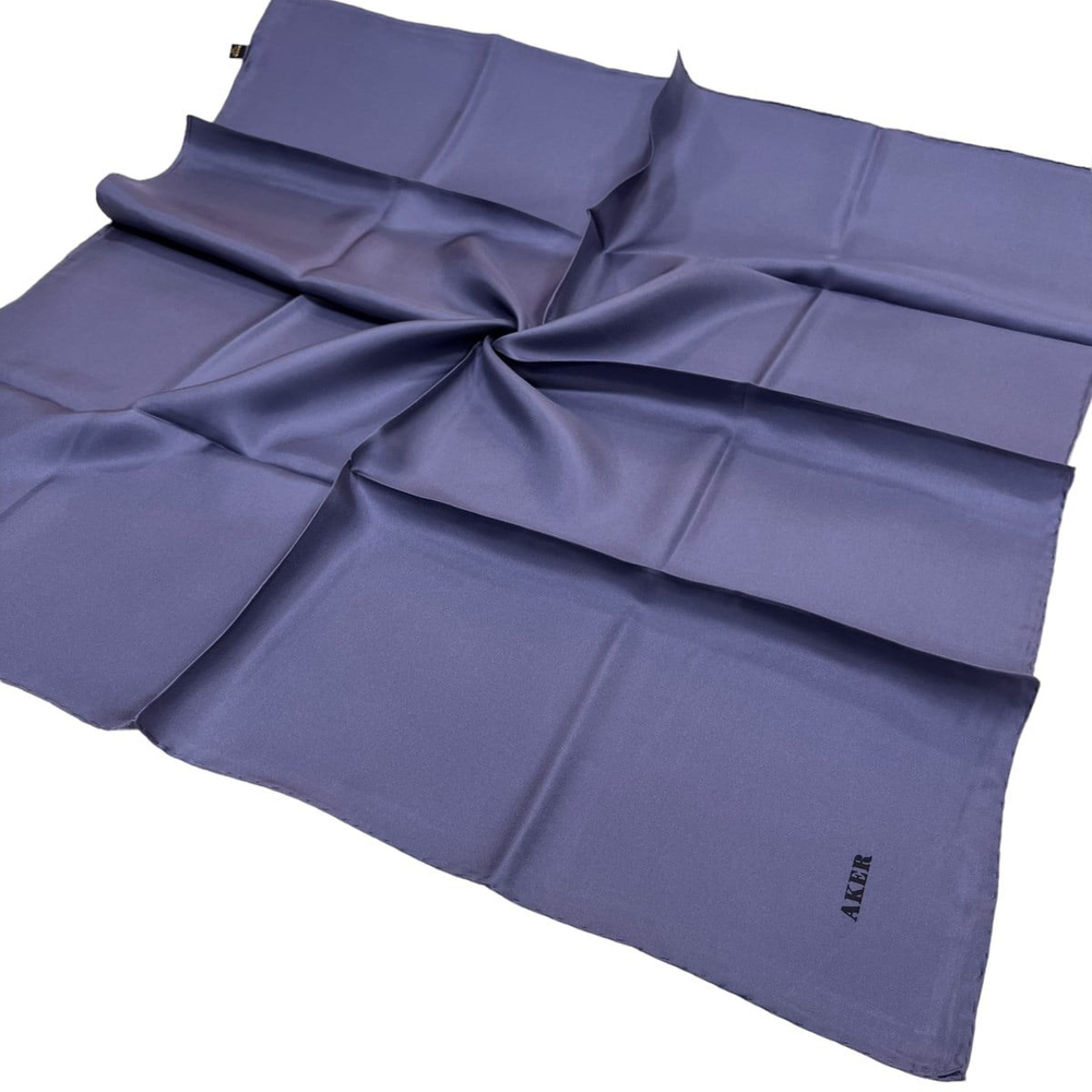 Aker Düz İpek Eşarp Twill - Lavanta 928