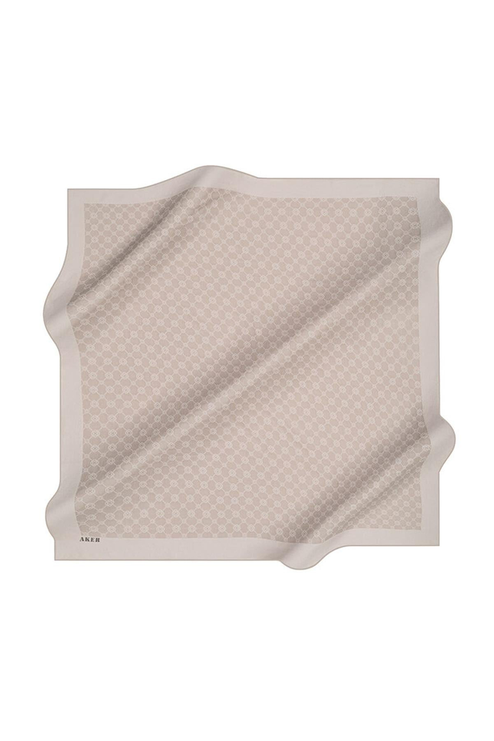 Aker Elegance Monogram Eşarp - Taş 982