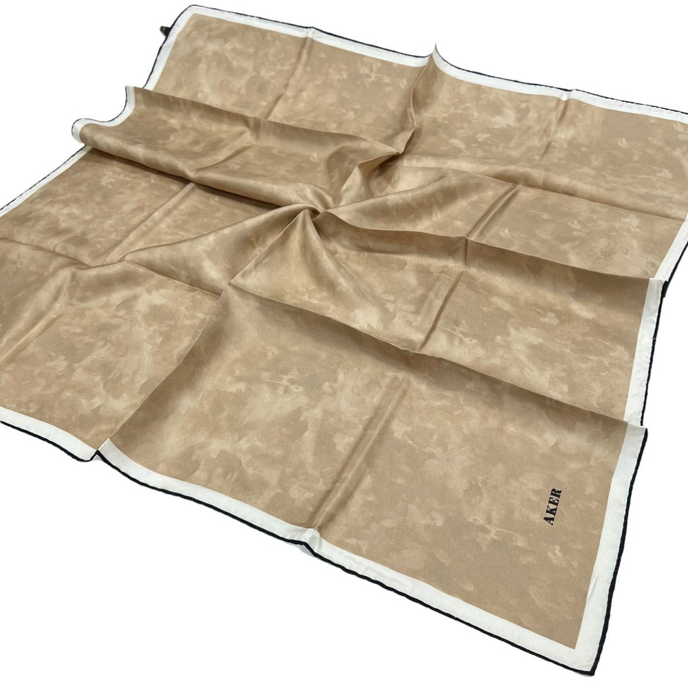 Aker İpek Eşarp - 7208713-913 Camel Twill