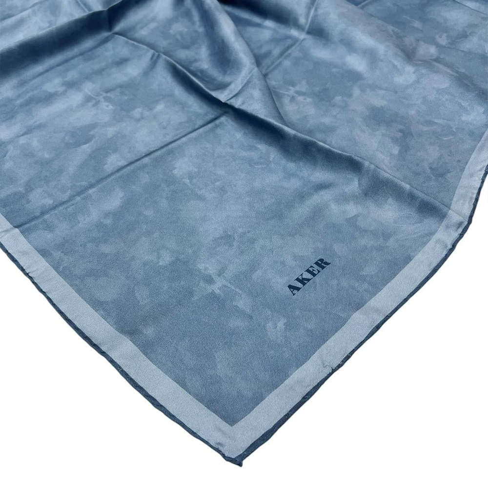 Aker İpek Eşarp - 7208713-926 Açık Mavi Twill
