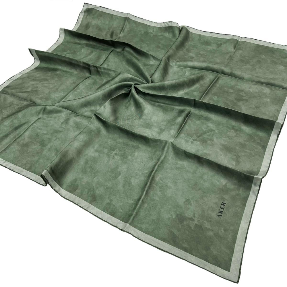 Aker İpek Eşarp - 7208713-955 Nil Yeşili Twill