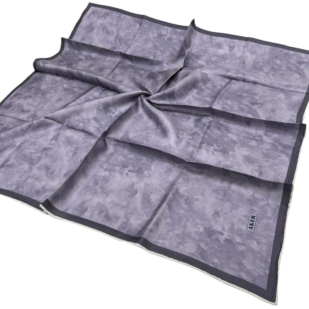 Aker İpek Eşarp - 7208713-976 Lavanta Twill
