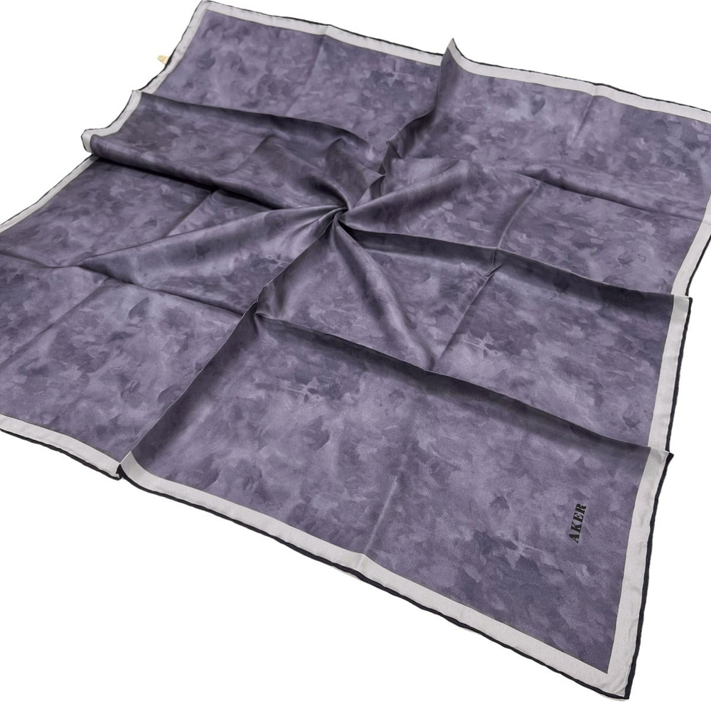 Aker İpek Eşarp - 7208713-998 Leylak Twill