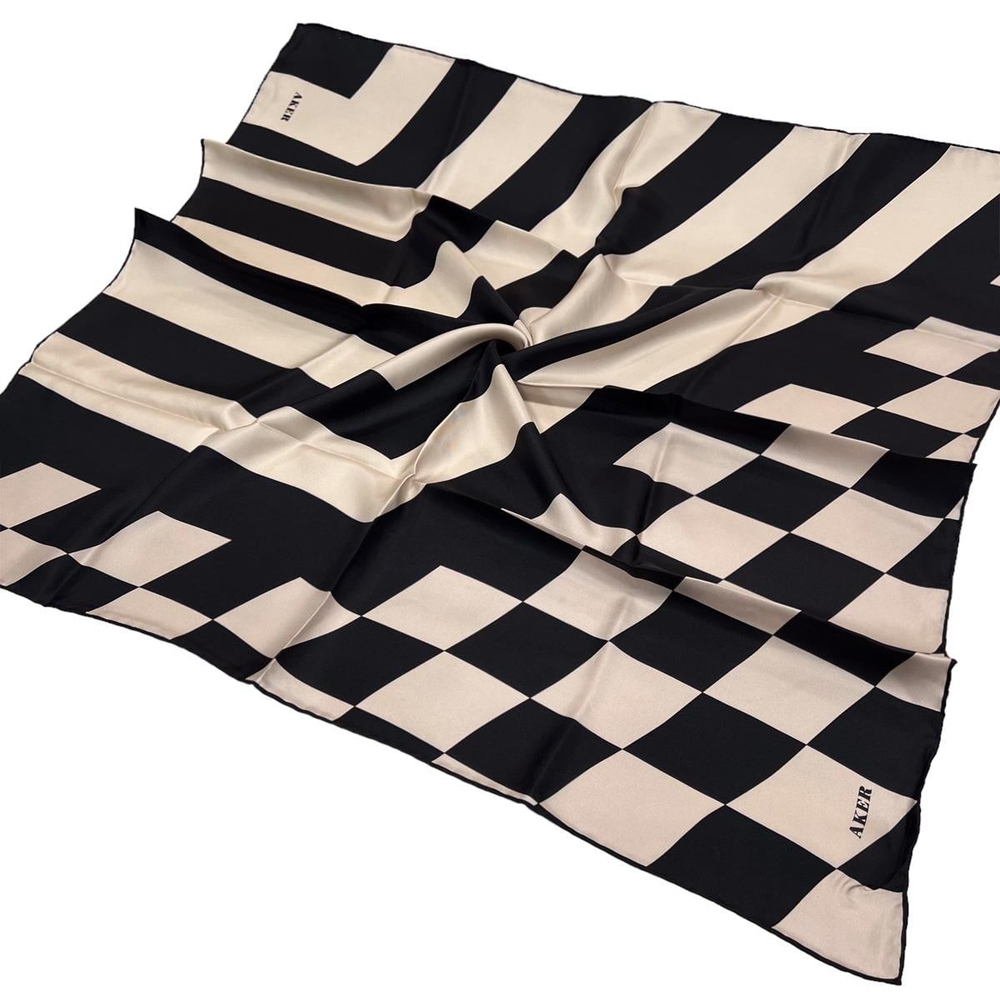 Aker İpek Eşarp - 8451713-914 Twill