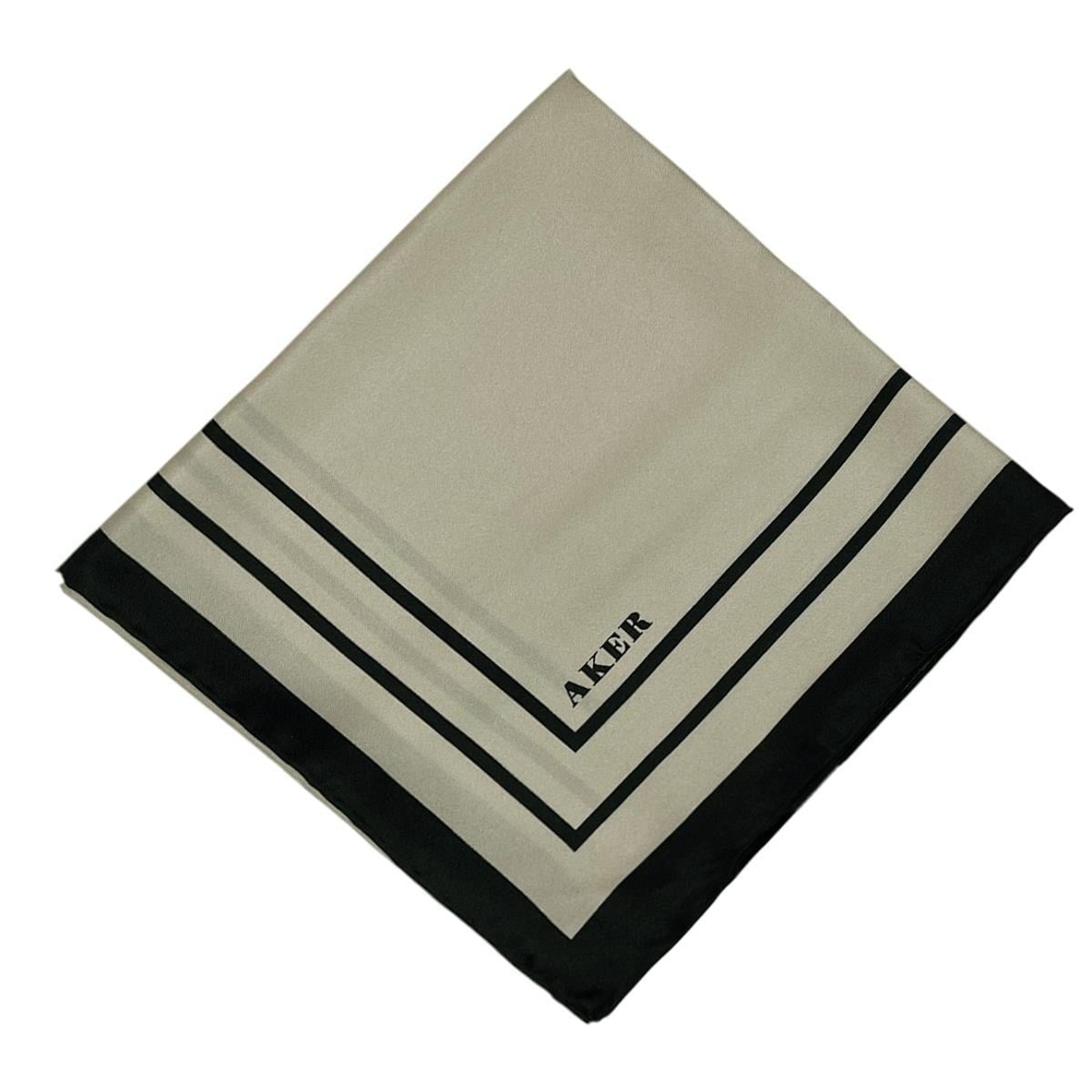 Aker İpek Eşarp - 8908713-912 Bej Twill