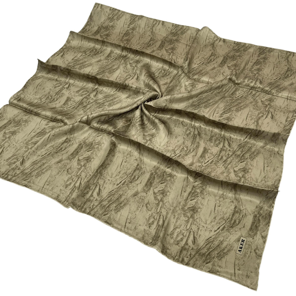 Aker İpek Eşarp - 8924713-962 Gold Twill