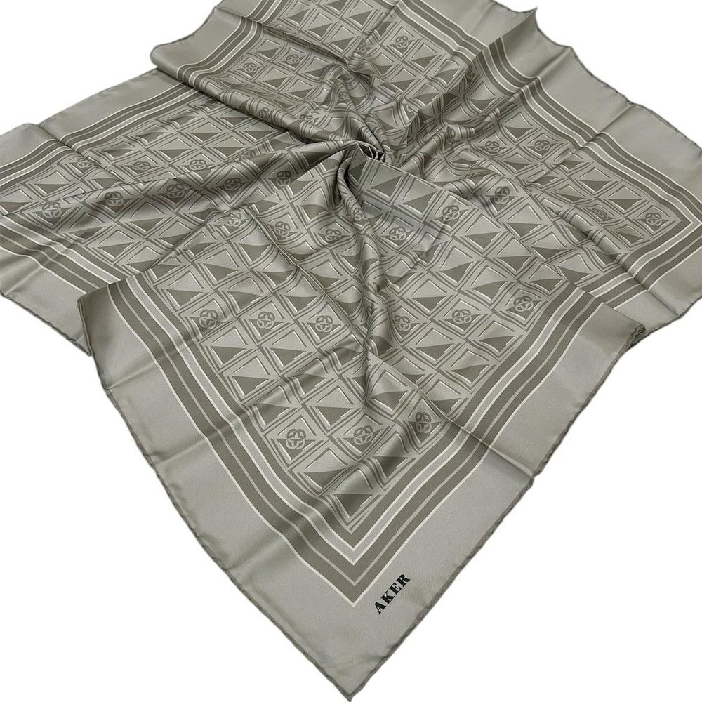 Aker İpek Eşarp - 8968713-931 Taş Twill