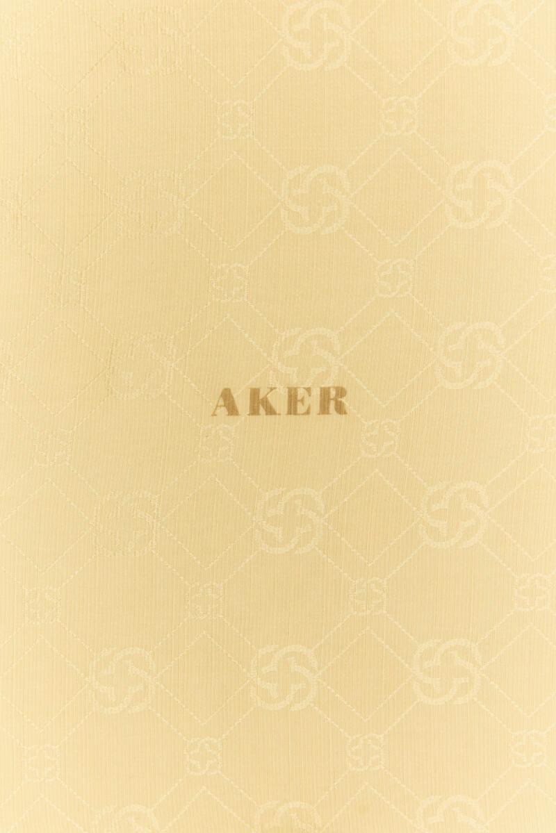 Aker Jakarlı İpek Koton Şal - 8935977-932 Açık Gold