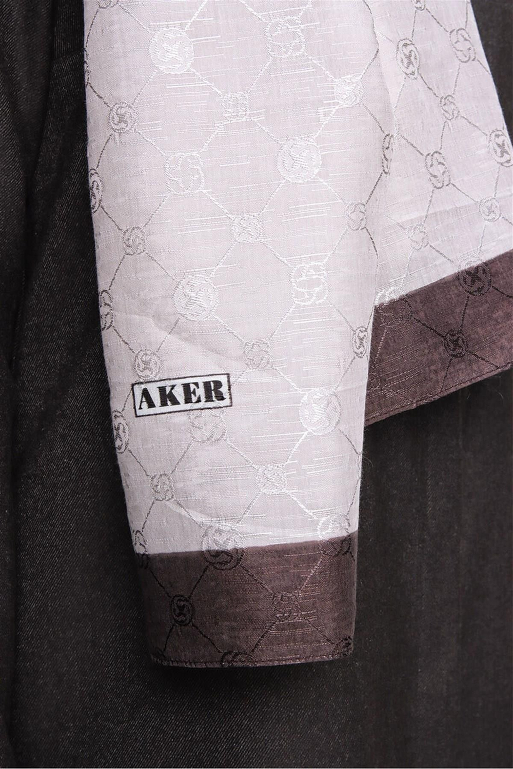 Aker Koza Şal - Krem Kahve 971