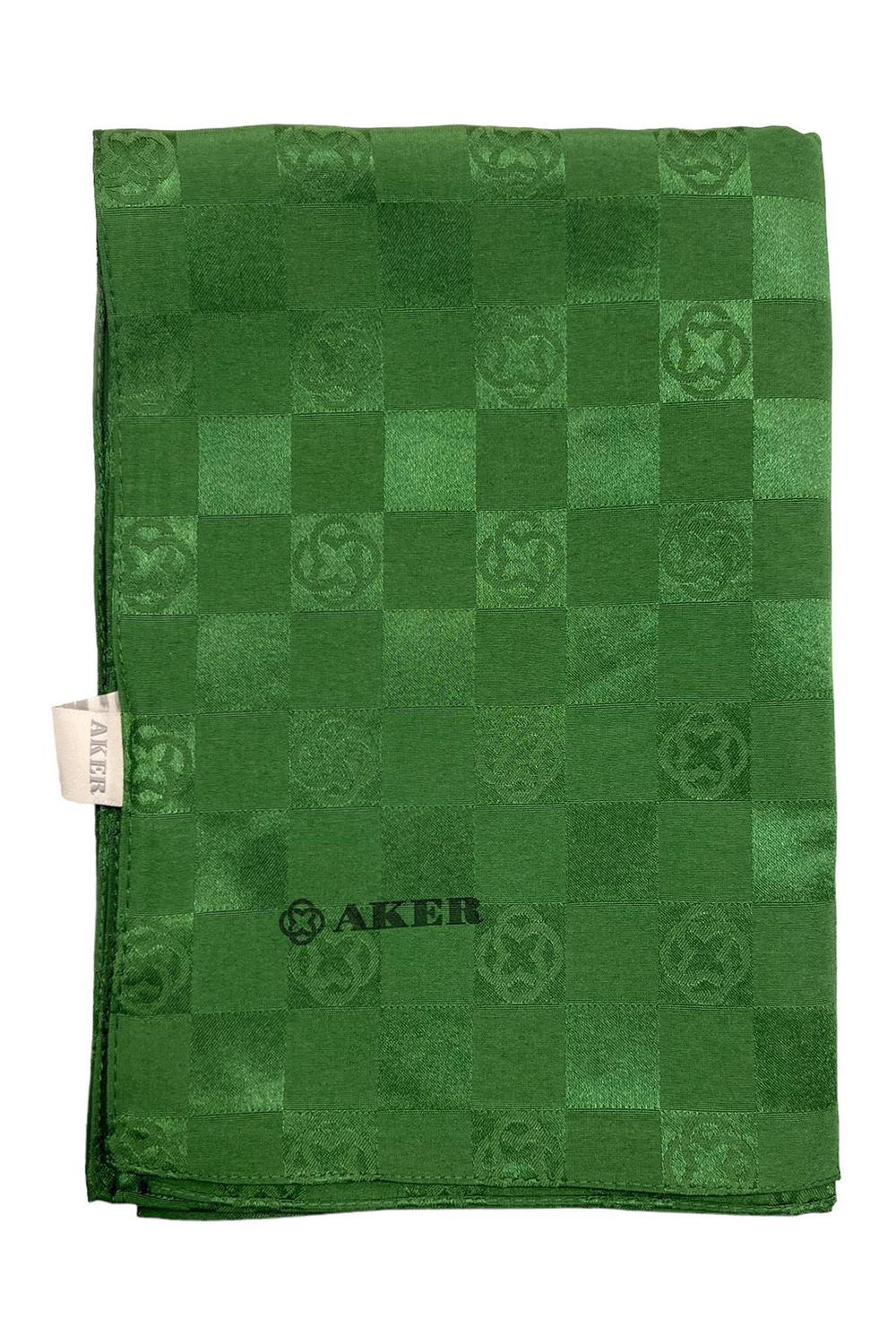 Aker Monogram Dama Şal - Yeşil 951