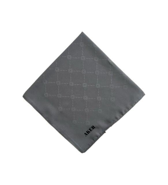 Aker Monogram Eşarp - Koyu Gri 973
