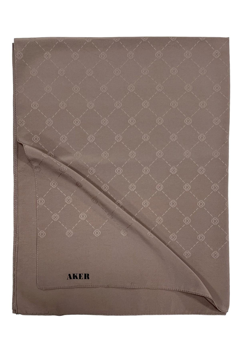 Aker Monogram Şal - Açık Vizon 981