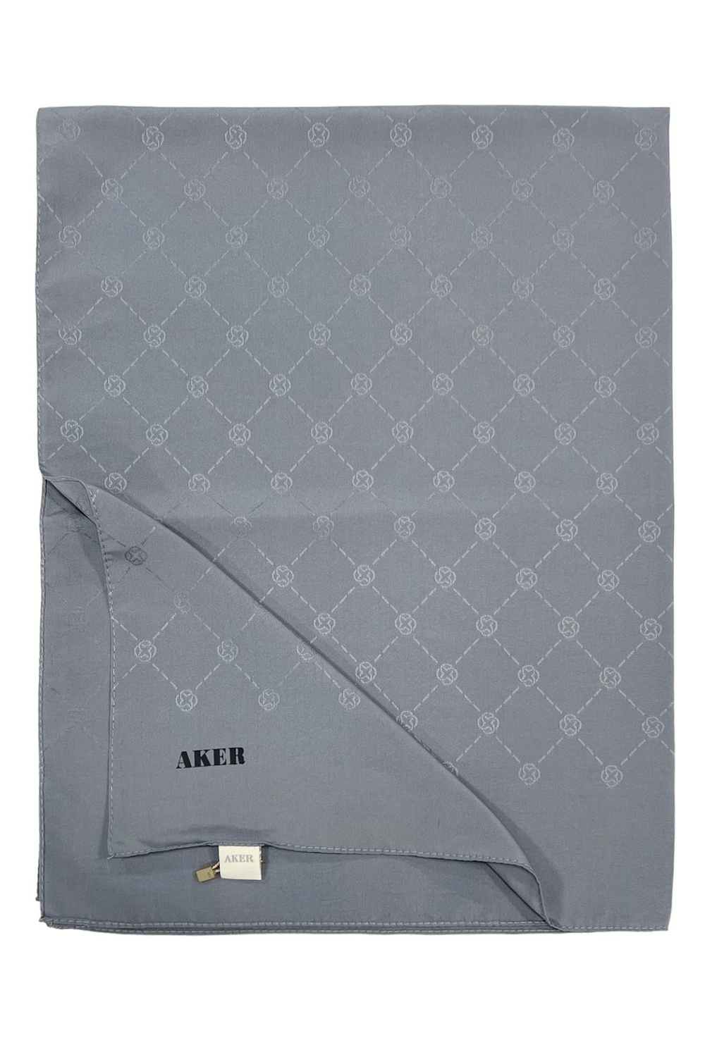 Aker Monogram Şal - Koyu Gri 973