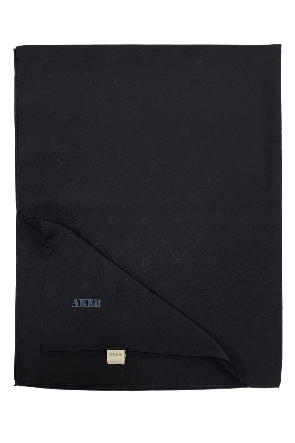 Aker Monogram Şal - Siyah 911