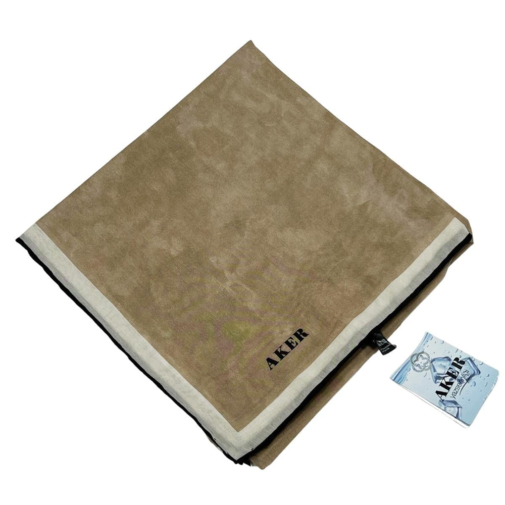 Aker Yaz Serinliği İpek Koton Eşarp - 7208221-413 Camel