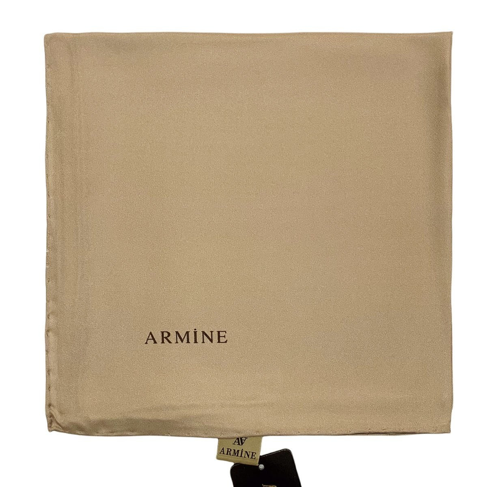 Armine Düz İpek Eşarp - 1457 Bej Twill
