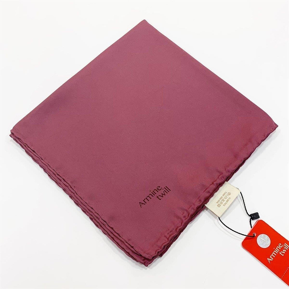 Armine Düz Twill Eşarp - Açık Vişne