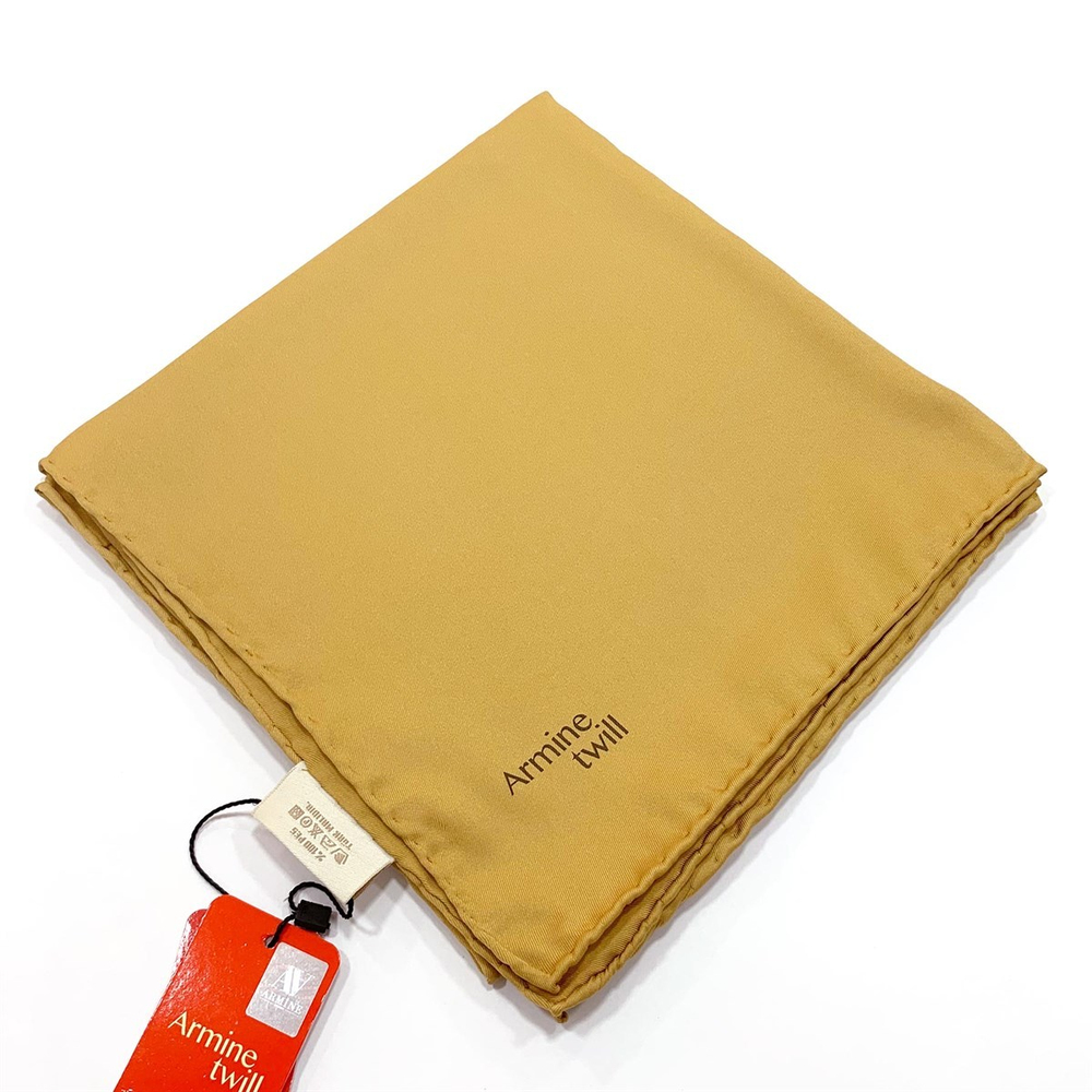 Armine Düz Twill Eşarp - Gold