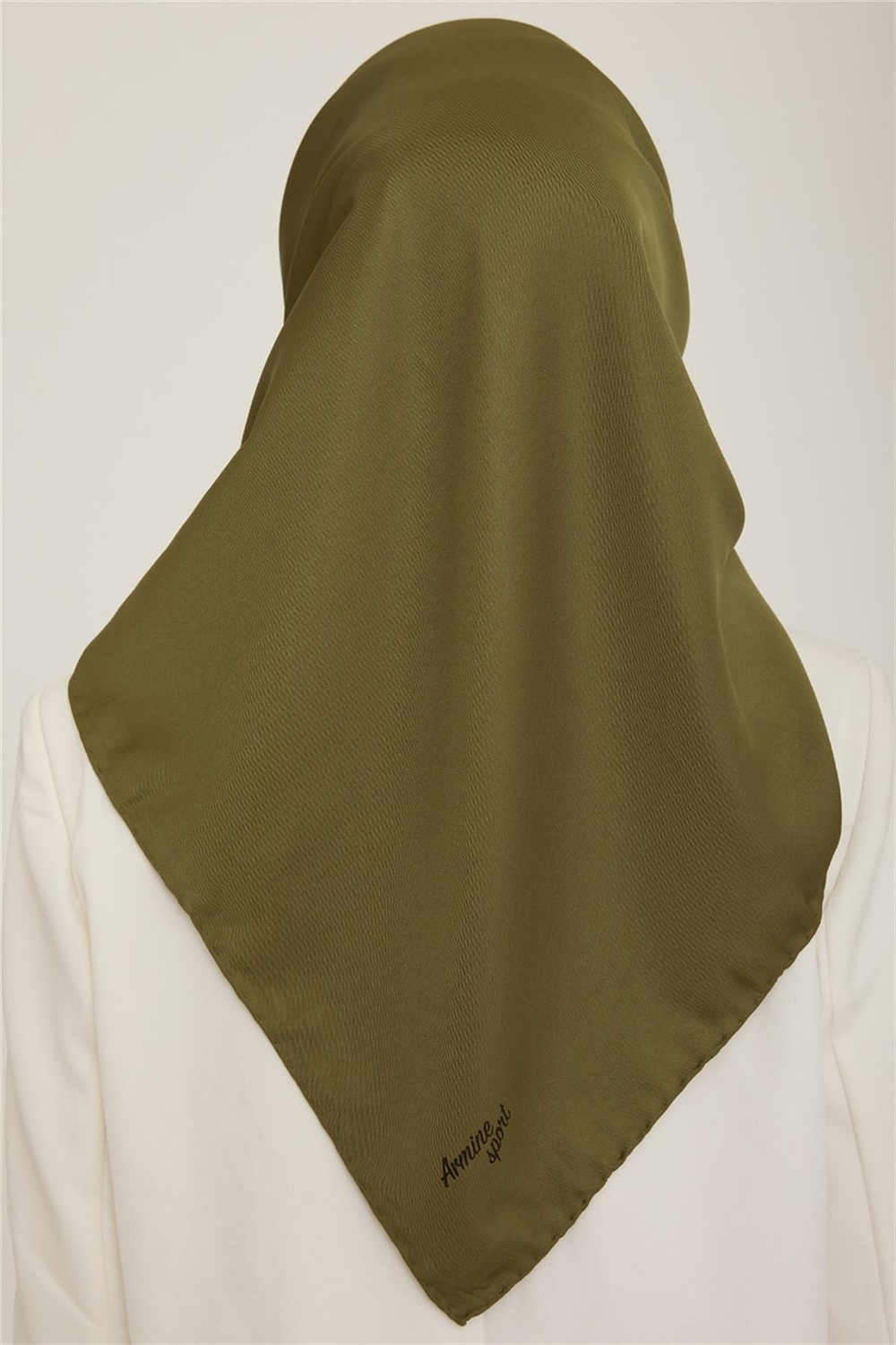 Armine Düz Twill Eşarp - Haki 767