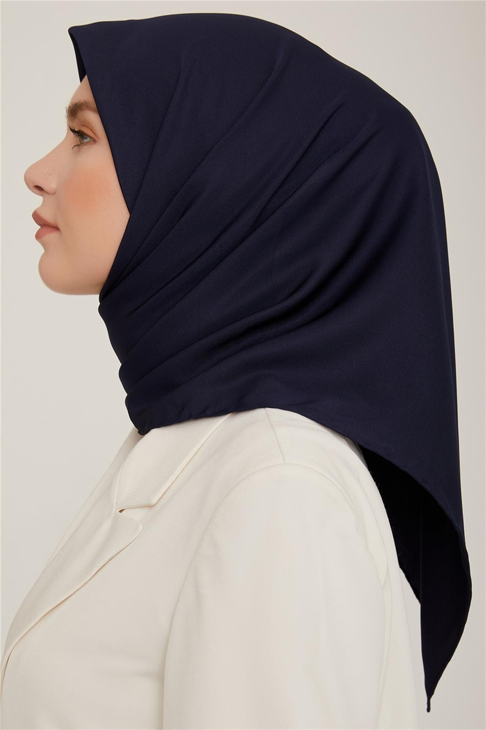 Armine Düz Twill Eşarp - Lacivert 771