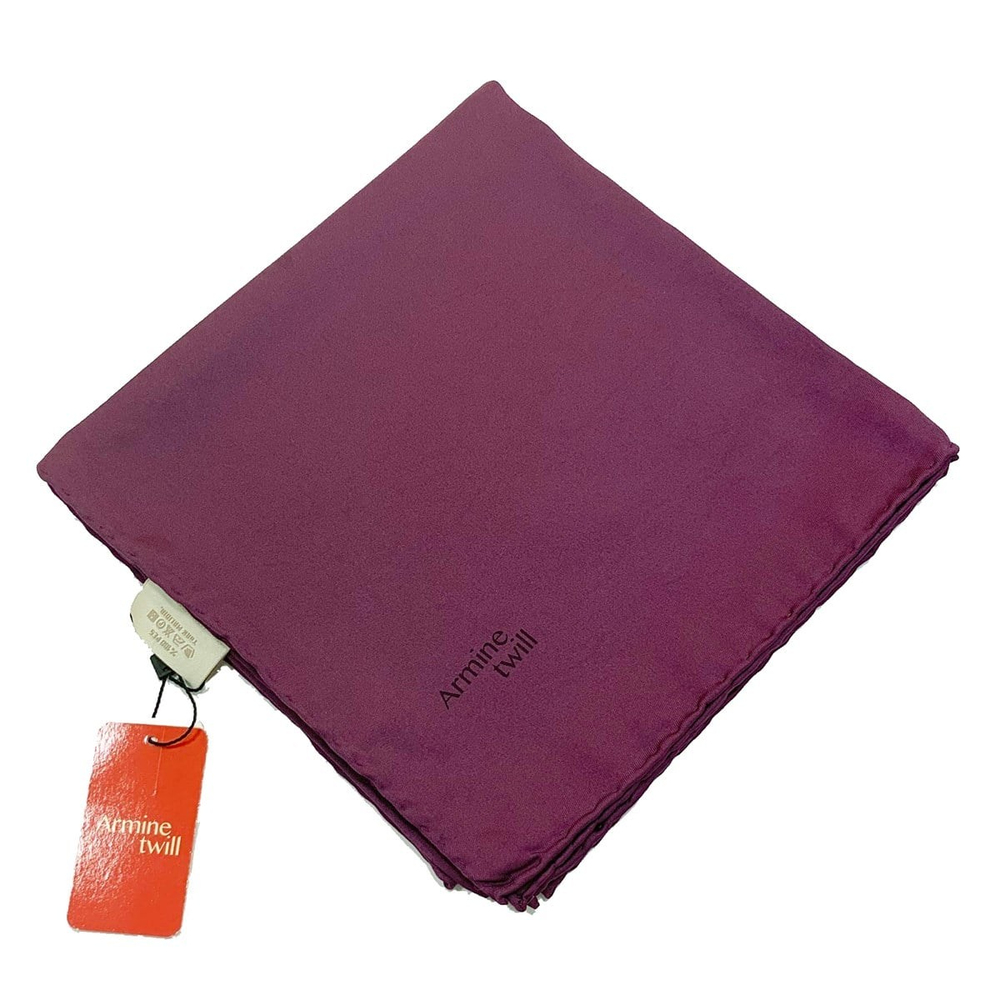 Armine Düz Twill Eşarp - Mürdüm
