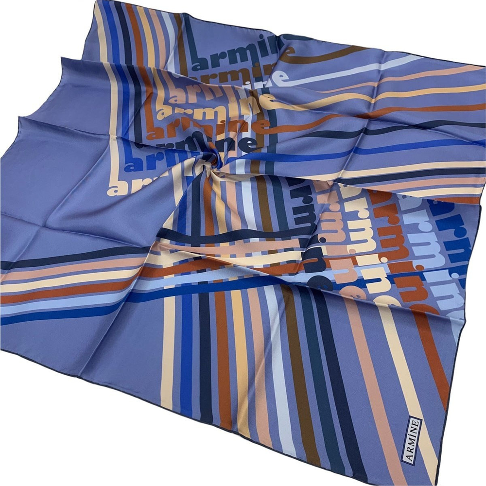 Armine İpek Eşarp 2022 Kış 8617-33 Twill