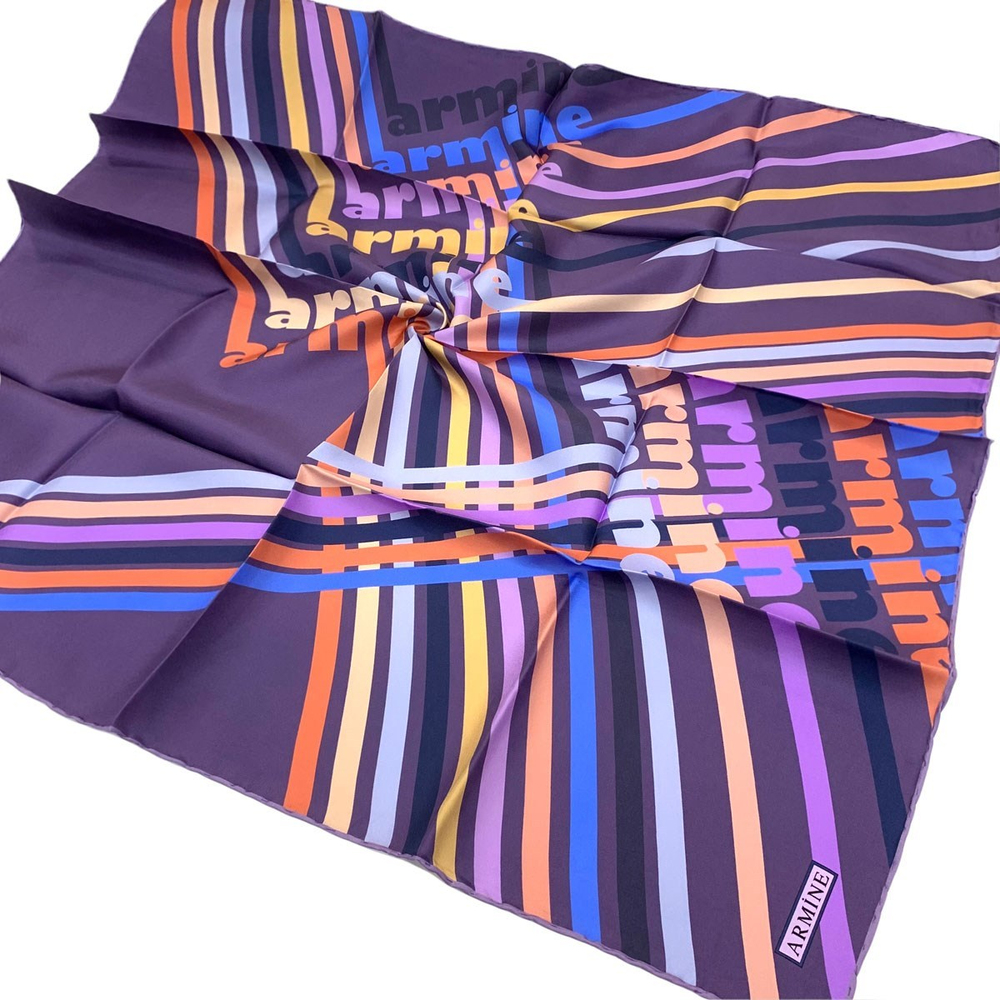 Armine İpek Eşarp 2022 Kış 8617-35 Twill