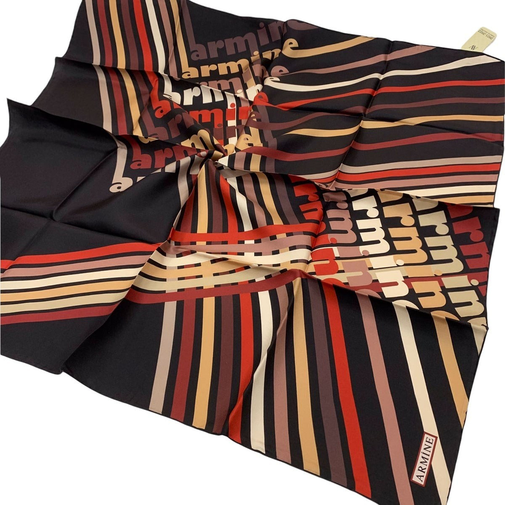 Armine İpek Eşarp 2022 Kış 8617-38 Twill