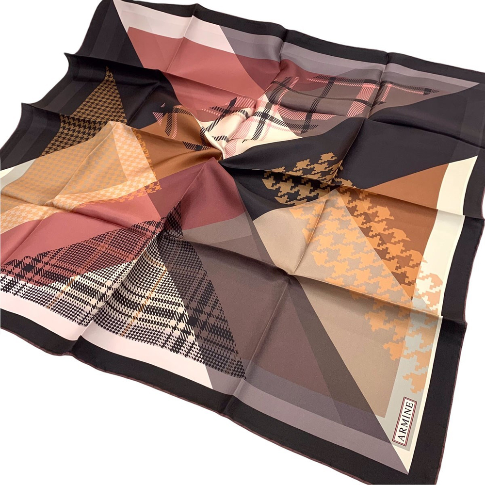 Armine İpek Eşarp 2022 Kış 8620-02 Twill