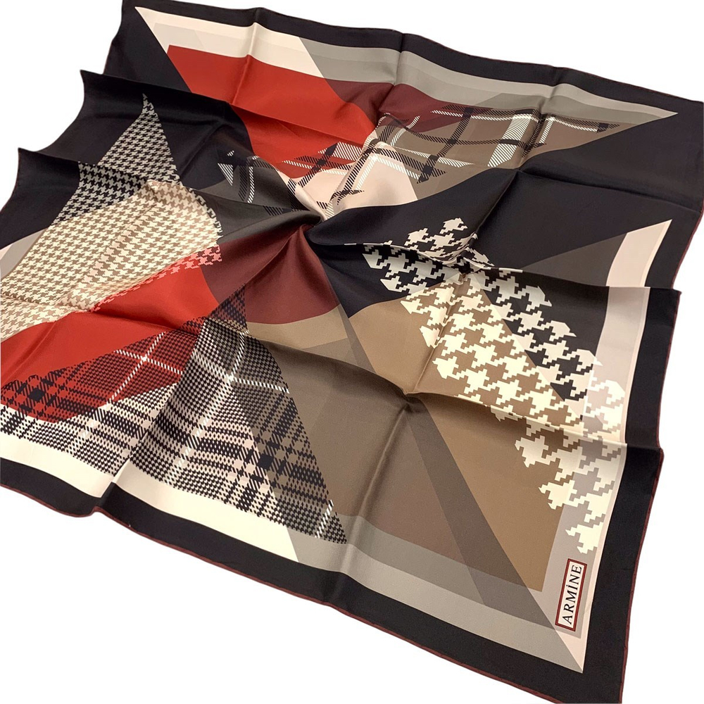 Armine İpek Eşarp 2022 Kış 8620-04 Twill